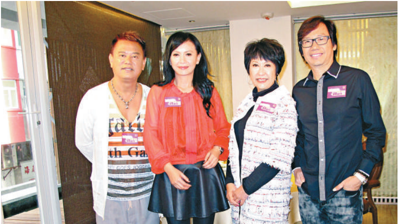 4日,陳百祥、彭建新為華倩《May姐有請》錄影