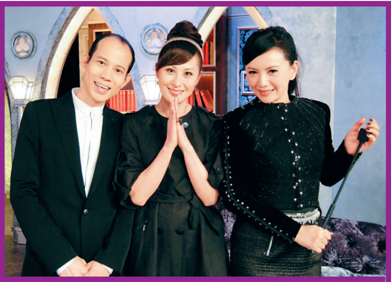 欣欣（中）獲蘇民峰（左）批身體會越來越好，旁為曾華倩