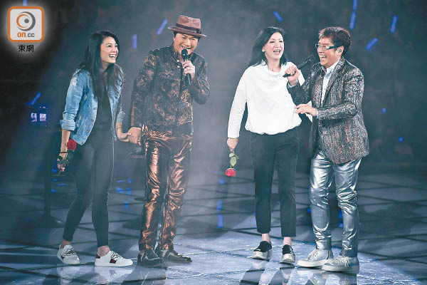 曾華倩廖碧兒與歌神演出