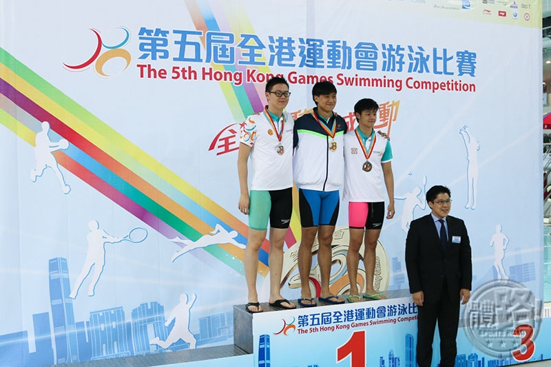 林浩賢(左)雖失落金牌,仍滿意今屆成績